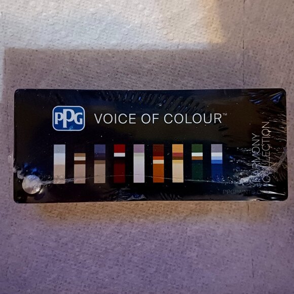 NWOT PPG Paint Colors Voice of Color Harmony Collection Fan Deck - Picture 1 of 15